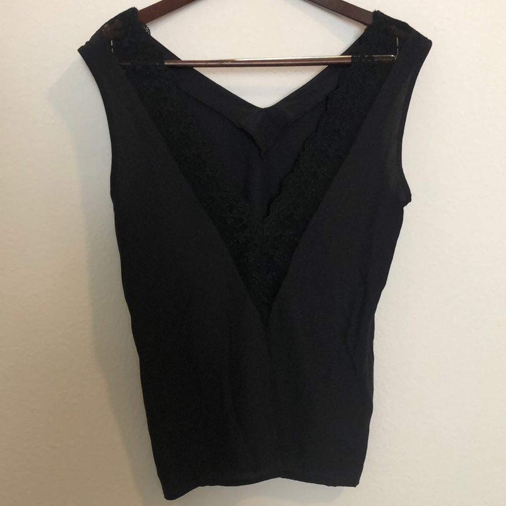 C+D+M Sleevless  V-Neck Top Women's Small